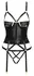 Cottelli Lingerie Corset Straps 85B/L Satin-Finish Adjustable Set Black