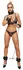 ZADO Premium Padded Leather Restraint Set with Adjustable Cuffs & Leash