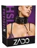 ZADO Leather Collar and Leash Set Wide Adjustable Black 97cm