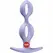 FUN FACTORY B-Balls Duo Purple - Double Weighted Silicone System