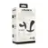 LEVELZ Vibrating Silicone Prostate Massager Medium Black Ergonomic