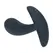 LEVELZ Vibrating Silicone Prostate Massager Medium Black Ergonomic
