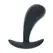 LEVELZ Vibrating Silicone Prostate Massager Medium Black Ergonomic