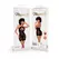 Mapale Babydoll S Black Vertical Stripes & Lace Detailing