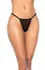 Mapale Babydoll S Black Vertical Stripes & Lace Detailing