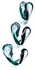 TENGA Flip 360 Aurora Green Intimate Stimulation Device 20.3 cm