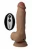 SHAFT Vibrating Model A 7.5 Inch Oak - FlexiSkin™ Silicone, Remote, Waterproof