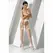 Passion S011 White Mesh Strip Lingerie Panty - Seamless Comfort Design One Size