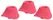 Womanizer W-Heads Set M - Replacement Silicone Attachments 3-Pack