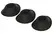Womanizer Next Replacement Head S Black - Set of 3, Silicone/PU