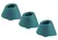 Womanizer W-Heads 3x S Replacement Stimulation Head Set Petrol S
