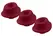 Womanizer Replacement Heads Bordeaux M - 3-Pack, Silicone, For Premium 2/Classic 2