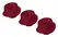 Womanizer W-Heads S Bordeaux - Set of 3 Silicone Attachments