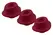 Womanizer W-Heads S Bordeaux Replacement Attachments 3-Pack Silicone