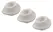 Womanizer W-Heads 3-Pack S Grey - Replacement Silicone Attachments