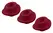 Womanizer Heads 3-Pack Size S Bordeaux Silicone Replacement Set