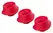 Womanizer W-Heads Replacement Silicone Heads L Red 3-Pack