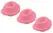 Womanizer Heads S Replacement Set 3pcs, Silicone, Pink, Size S