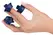 Womanizer Heads Blueberry M - Silicone Replacement Set, 3 pcs