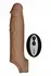 SHAFT Model F Vibrating Sheath Size 1 Oak - FlexiSkin™, 8 Modes, Waterproof