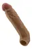 SHAFT Model F Vibrating Sheath Size 1 Oak - FlexiSkin™, 8 Modes, Waterproof