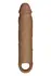 SHAFT Model F Vibrating Sheath Size 1 Oak - FlexiSkin™, 8 Modes, Waterproof