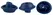 Womanizer Replacement Heads S Blueberry 3-Pack - Silicone Accessories