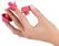 Womanizer Replacement Heads M Raspberry 3-Pack - Silicone, 15 mm