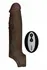 SHAFT Model F Vibrating Sheath Size 1 Mahogany FlexiSkin™ Silicone