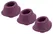 Womanizer Silicone Replacement Heads M Purple 3-Pack Universal Fit