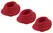 Womanizer Head Replacement Set S Red 3-Pack Silicone Accessories