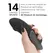 Womanizer Next Air Technology Intimate Device Black 14 Levels Waterproof