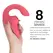 Womanizer Blend Intimate Air Wave System Vibrant Rose, Dual Motor, IPX7