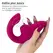 Womanizer Blend Rabbit Vibrator Dual Stimulation Vibrant Pink 113x51x139mm