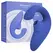 Womanizer Blend Intimate Dual-Action Vibrant Blue Device
