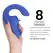 Womanizer Blend Intimate Dual-Action Vibrant Blue Device