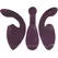 Womanizer Duo Next Dual Air & Vibration System Dark Purple 195mm