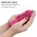 Womanizer Enhance Intimate Air & Vibration Device Vibrant Pink 158mm