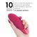 Womanizer Enhance Intimate Air & Vibration Device Vibrant Pink 158mm