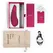 Womanizer Enhance Intimate Air & Vibration Device Vibrant Pink 158mm