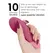 Womanizer Vibe Lay-On UltraWave Silent Model Dusky Pink Silicone IPX7
