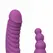 Teazers Double Vibrator Purple - Dual Action Model with Suction Cup & Remote
