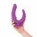Teazers Double Vibrator Purple - Dual Action Model with Suction Cup & Remote
