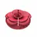 Teazers Vibrating Silicone Nipple Clamps Red - Adjustable & Rechargeable