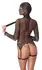 Bad Kitty XL Net Basque Set with Imitation Leather Flogger & Mask