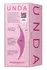 FemmeFunn Unda Pink - Ultra-Thin Wearable Intimate Device, Remote Control