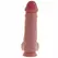 Get Real Deluxe много дебело двуслойно реалистично дилдо, 34,5 см
