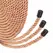 Rosy Gold Rope Set Elegant Luxury Bondage Ropes 8m Soft Fiber Gold