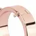Rosy Gold Adjustable Metal Handcuffs with Quick Release, Rose Gold Finish