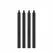 Rosy Gold Seduction Candle Set Black - Elegant Drip Candles, 4 pcs